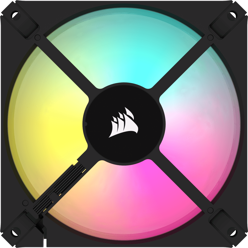 Ventilator Corsair iCUE AR120 RGB, 120mm PWM, Single Pack, Negru "CO-9050166-WW" — miniatură
