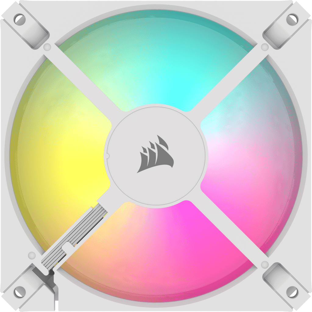 Ventilator Corsair iCUE AR120 RGB, 120mm PWM, Single Pack, Alb "CO-9050168-WW" — miniatură