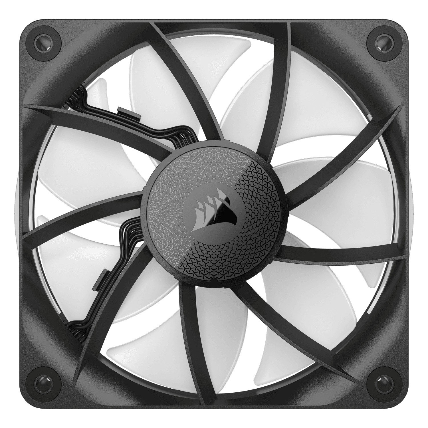 VENTILATOR Corsair iCUE LINK RX120 3x120mm RGB NEGRU, 0.400-2100 RPM +/- 10%, 10.5-74.2 CFM,Presiune Statica: 0.12-4.38 mm-H2O,10-36dBA, Prindere magnetica, Lungime cablu 135mm, 600mm "CO-9051018-WW" — miniatură