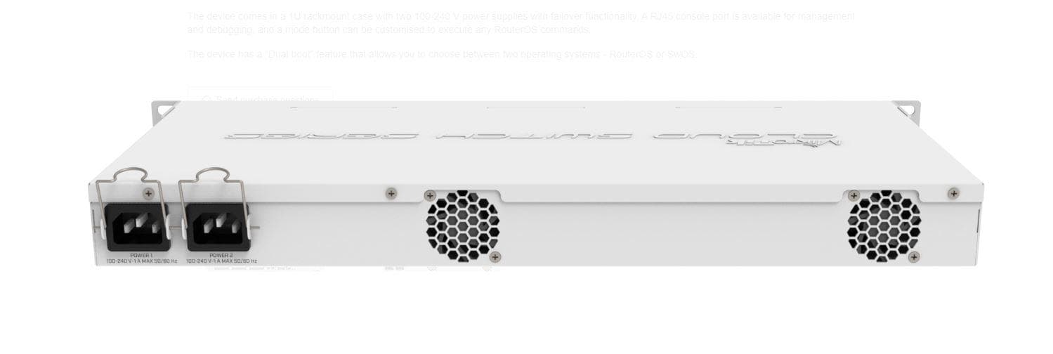 MIKROTIK CLOUD ROUTER SWITCH 800MHZ "CRS328-4C-20S-4SRM" — miniatură
