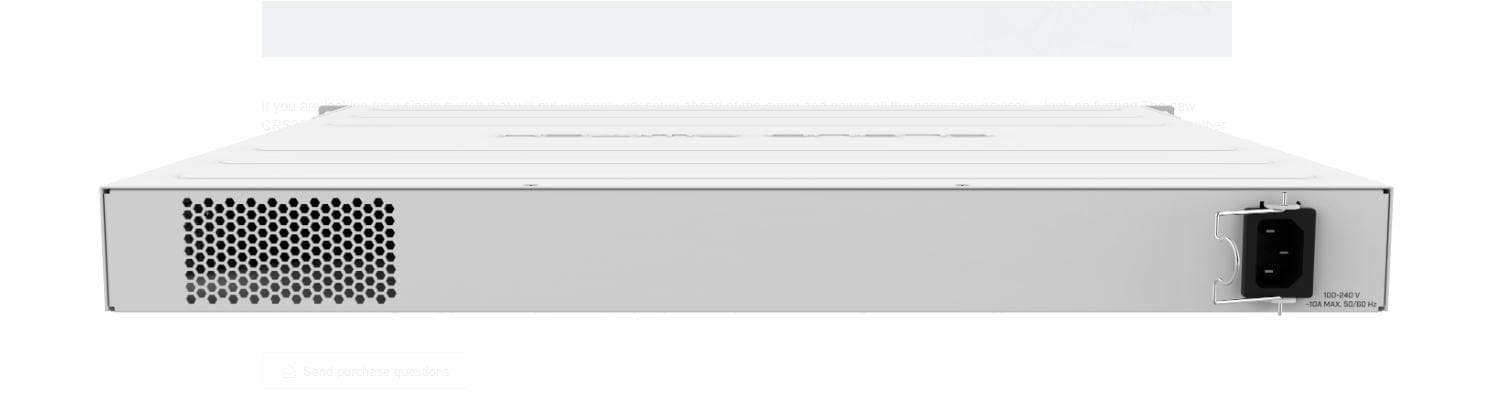 MIKROTIK SWITCH 48P 4SFP 2QSFP POE "CRS354-48P-4S+2QRM" — miniatură