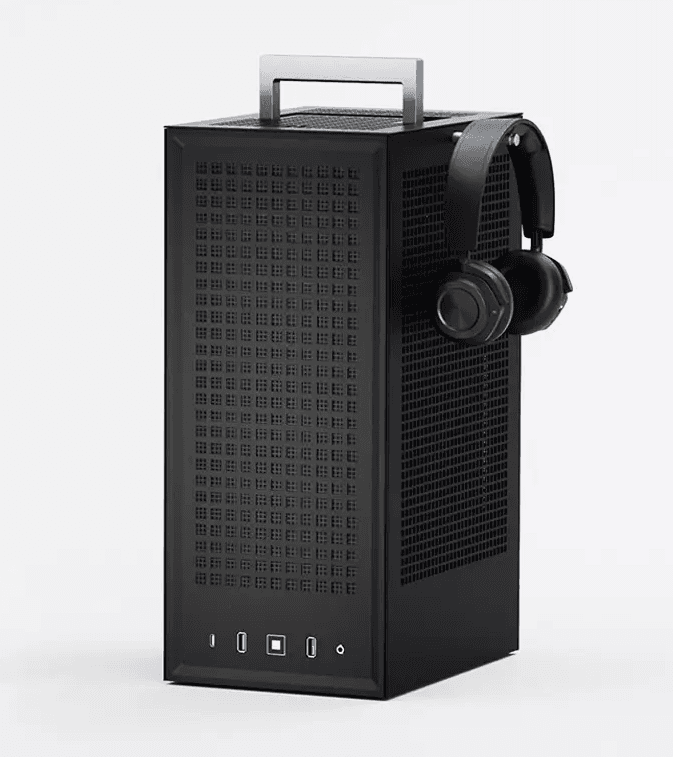 Carcasa HYTE Revolt 3, Premium ITX, full-size 3-slot GPU, SFX/SFX-L PSU support, Black "CS-HYTE-REVOLT3-B"