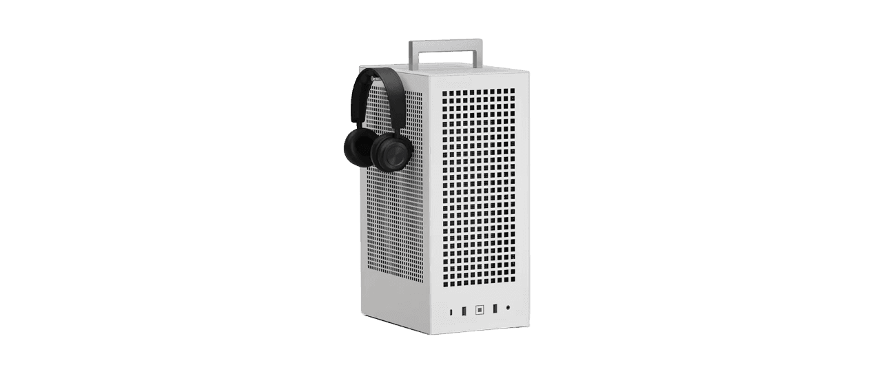 Carcasa HYTE Revolt 3, Premium ITX, full-size 3-slot GPU, SFX/SFX-L PSU support, White "CS-HYTE-REVOLT3-W"