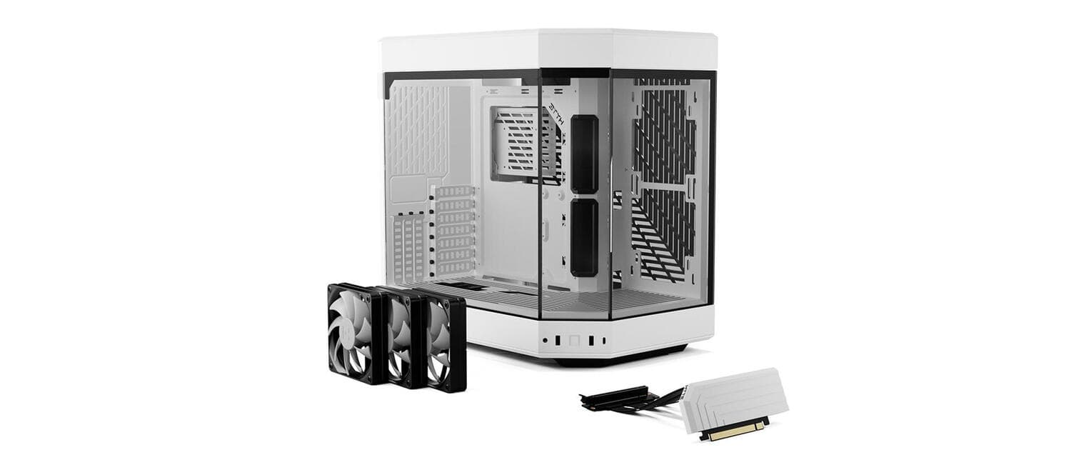 CARCASA HYTE Y60 Mid-Tower WHITE "CS-HYTE-Y60-WW" — miniatură