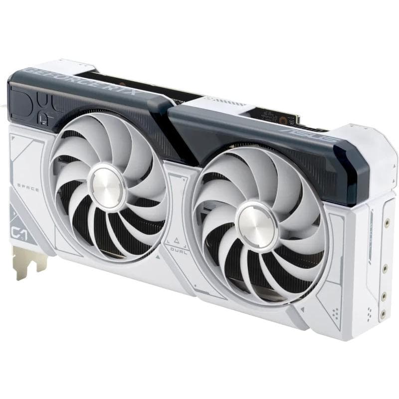 PLACI VIDEO Asus Dual GeForce RTX 4070 SUPER White OC Edition 12GB GDDR6X "DUAL-RTX4070S-O12G-WHITE" — miniatură