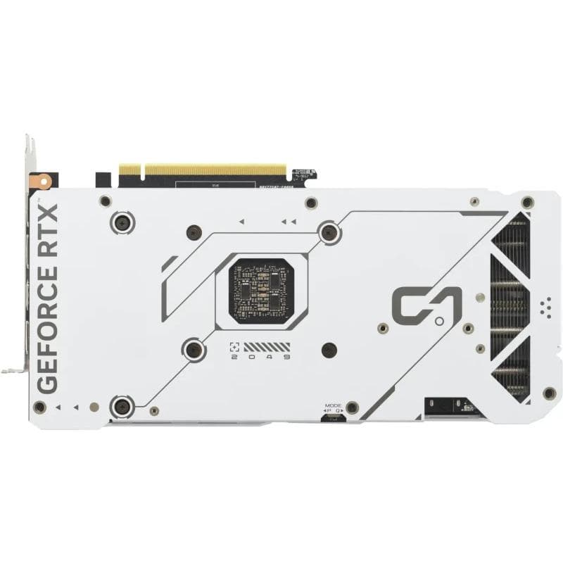 PLACI VIDEO Asus Dual GeForce RTX 4070 SUPER White OC Edition 12GB GDDR6X "DUAL-RTX4070S-O12G-WHITE" — miniatură