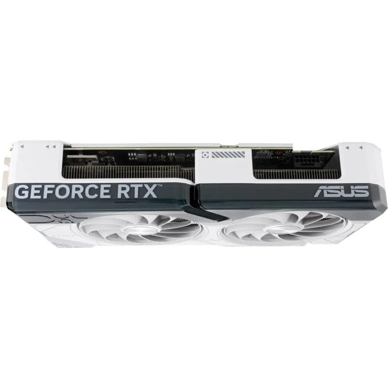 PLACI VIDEO Asus Dual GeForce RTX 4070 SUPER White OC Edition 12GB GDDR6X "DUAL-RTX4070S-O12G-WHITE" — miniatură