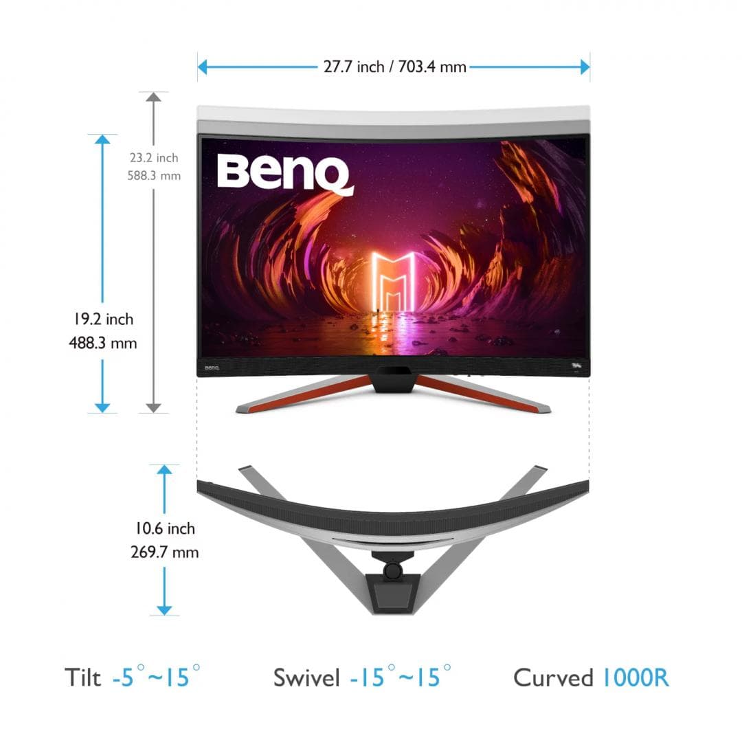 MONITOR 32" BENQ EX3210R "EX3210R" — miniatură