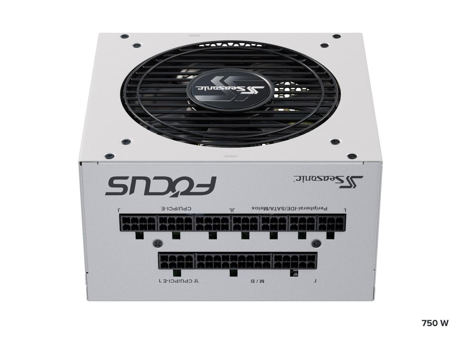 SURSE Seasonic FOCUS GX-850, 80 Plus Gold, 850W, 12VHPWR, ATX 3.0, Full Modulara, Alb "FOCUS-GX-850-ATX30-WHITE" — miniatură