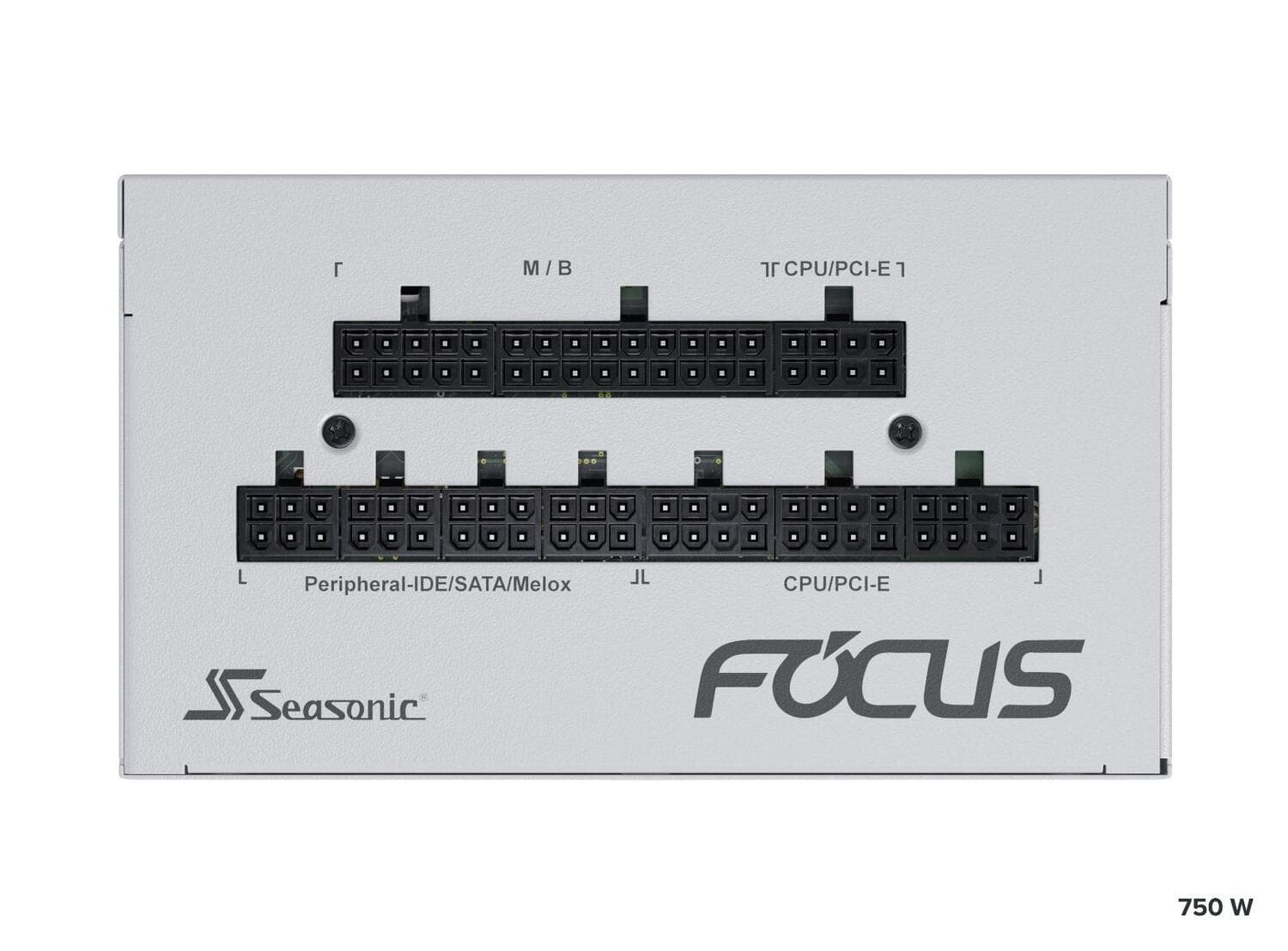 SURSE Seasonic FOCUS GX-850, 80 Plus Gold, 850W, 12VHPWR, ATX 3.0, Full Modulara, Alb "FOCUS-GX-850-ATX30-WHITE" — miniatură