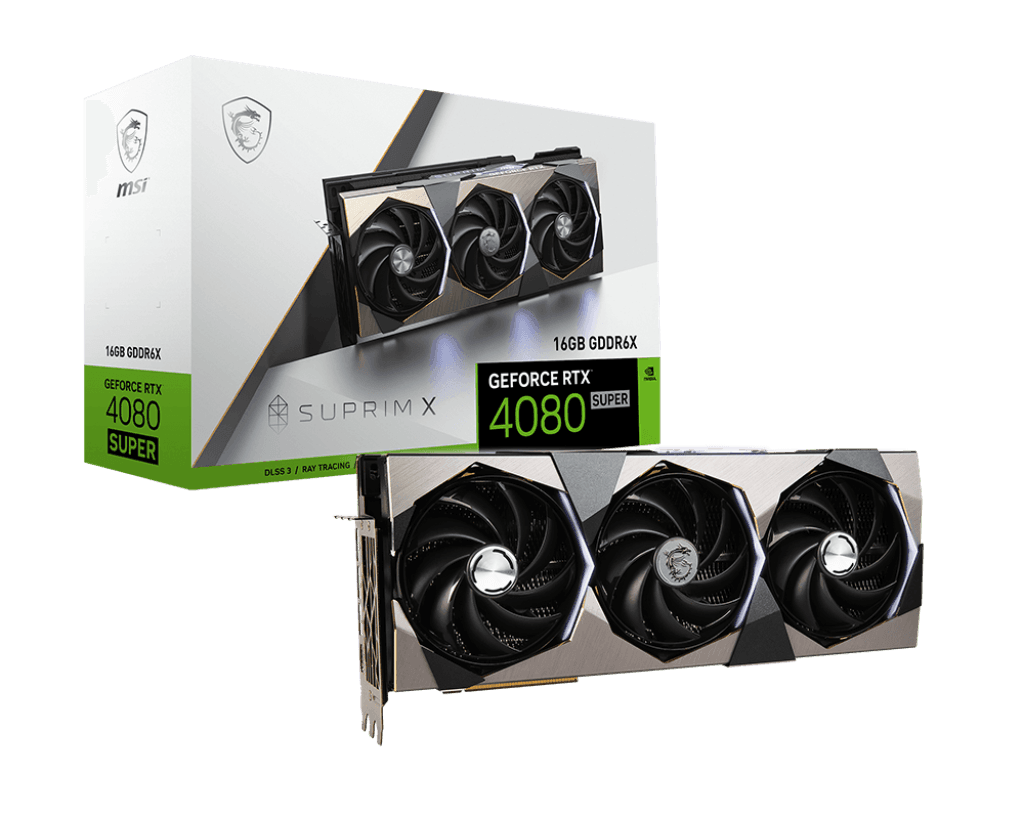 PLACI VIDEO MSI GeForce RTX4080 SUPER 16GB SUPRIM X "GEFORCE RTX 4080 SUPER 16G SUPRIM X" — miniatură
