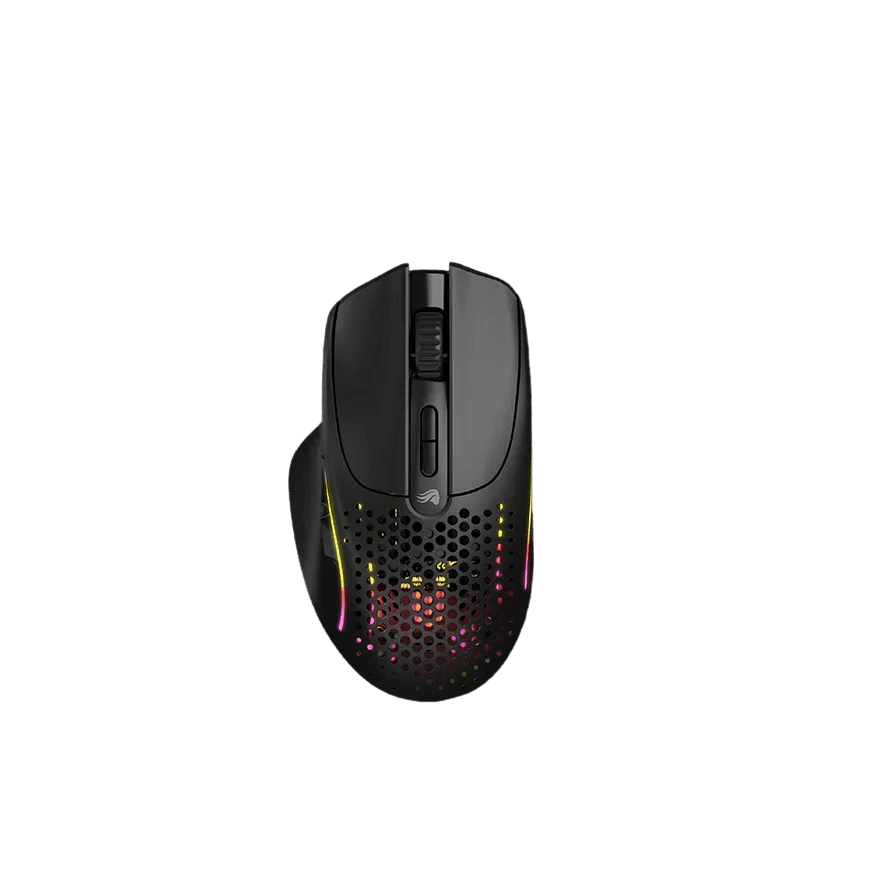 MOUSE Glorious PC Gaming Race Wireless, 26000 DPI, Ultralight 75g, Bluetooth, 9 butoane, Negru "GLO-MS-IWV2-MB" — miniatură