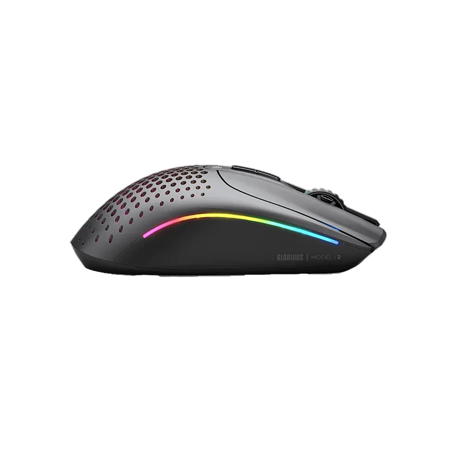 MOUSE Glorious PC Gaming Race Wireless, 26000 DPI, Ultralight 75g, Bluetooth, 9 butoane, Negru "GLO-MS-IWV2-MB" — miniatură