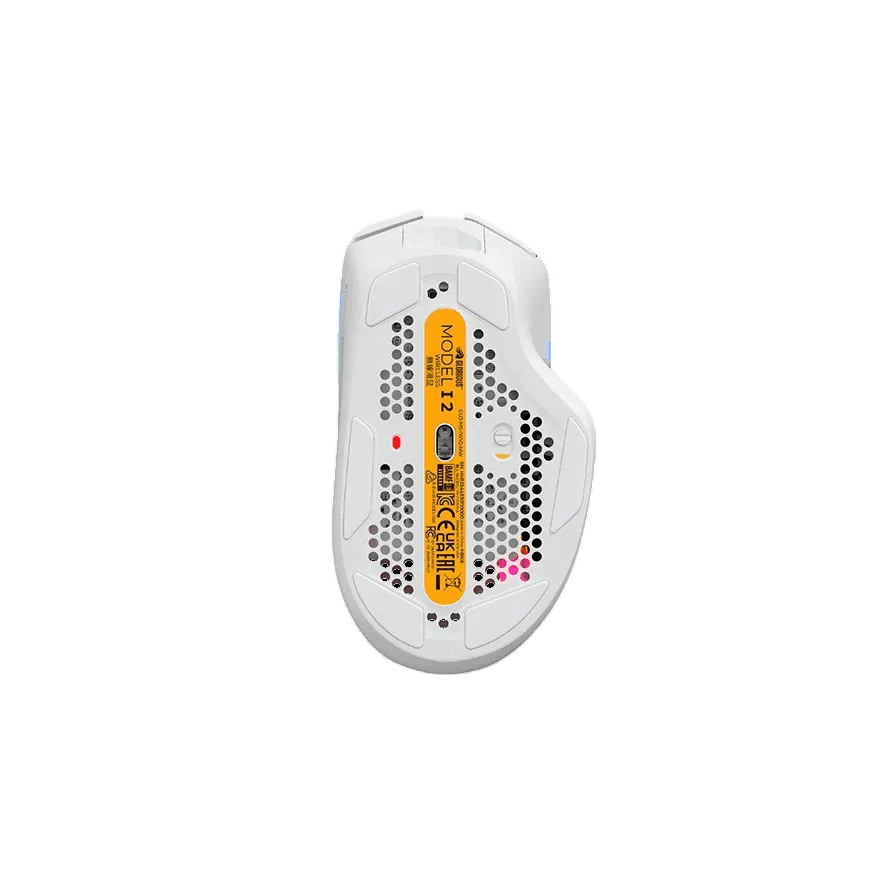 MOUSE Glorious PC Gaming Race Wireless, 26000 DPI, Ultralight 75g, Bluetooth, 9 butoane, Alb "GLO-MS-IWV2-MW" — miniatură