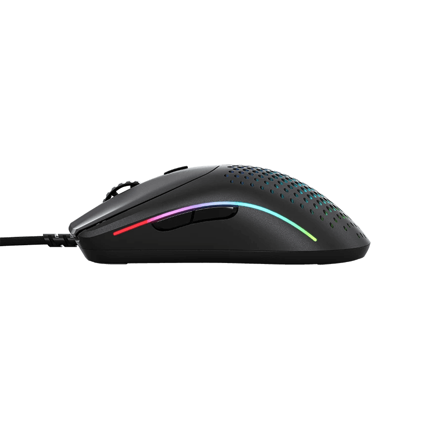 MOUSE Glorious PC Gaming Race 26000 DPI, RGB, USB, Ultralight 59g, 6 butoane, Ambidextru, Negru "GLO-MS-OV2-MB" — miniatură