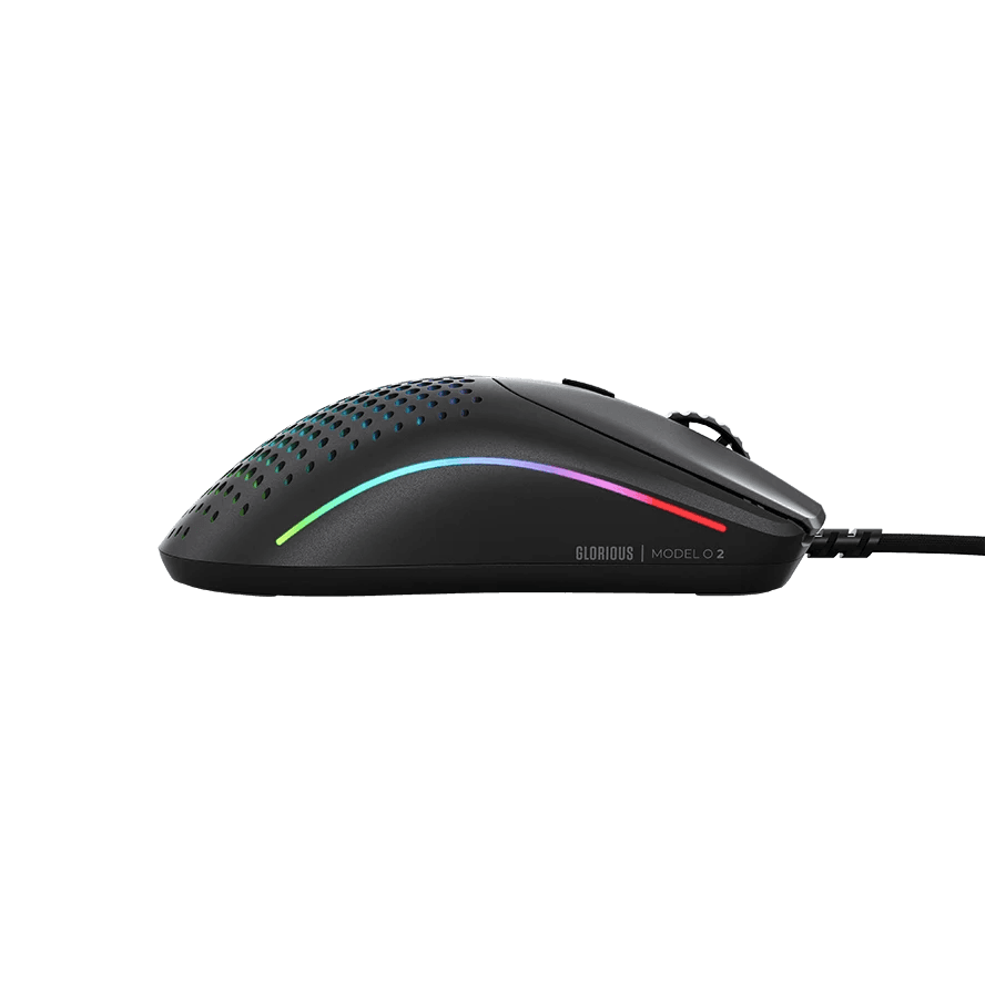 MOUSE Glorious PC Gaming Race 26000 DPI, RGB, USB, Ultralight 59g, 6 butoane, Ambidextru, Negru "GLO-MS-OV2-MB" — miniatură