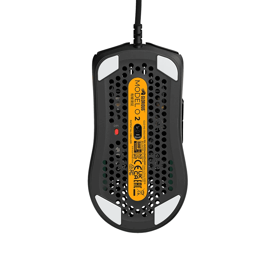 MOUSE Glorious PC Gaming Race 26000 DPI, RGB, USB, Ultralight 59g, 6 butoane, Ambidextru, Negru "GLO-MS-OV2-MB" — miniatură