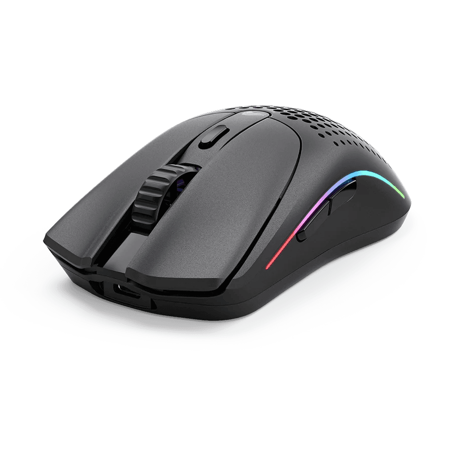 MOUSE Glorious PC Gaming Race Wireless, 26000 DPI, RGB, Ultralight 68g, Hybrid 2.4GHz, Bluetooth, 6 butoane, Ambidextru, Negru "GLO-MS-OWV2-MB"