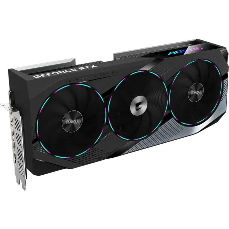 PLACI VIDEO Gigabyte GB GeForce RTX 4070 AORUS M SUPER 12GB "GV-N407SAORUS M-12GD" — miniatură