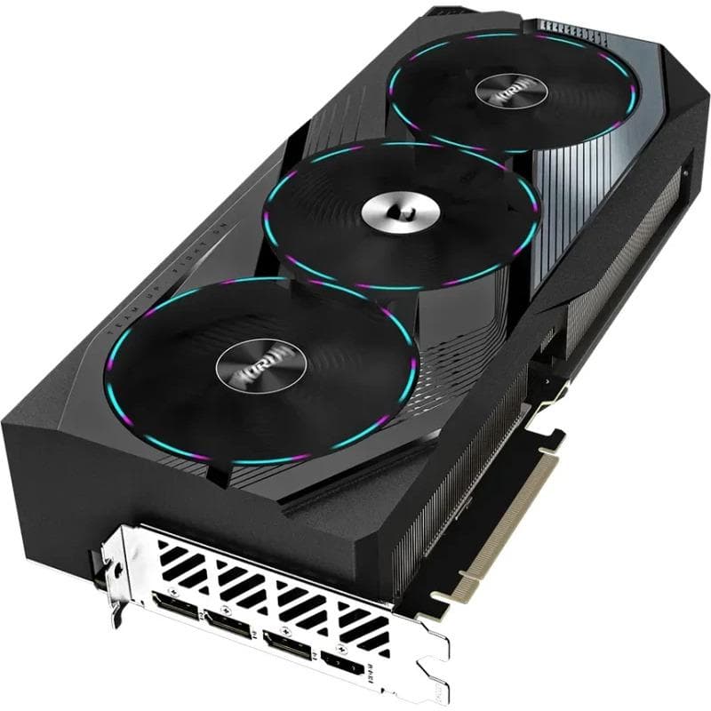 PLACI VIDEO Gigabyte GB GeForce RTX 4070 AORUS M SUPER 12GB "GV-N407SAORUS M-12GD" — miniatură