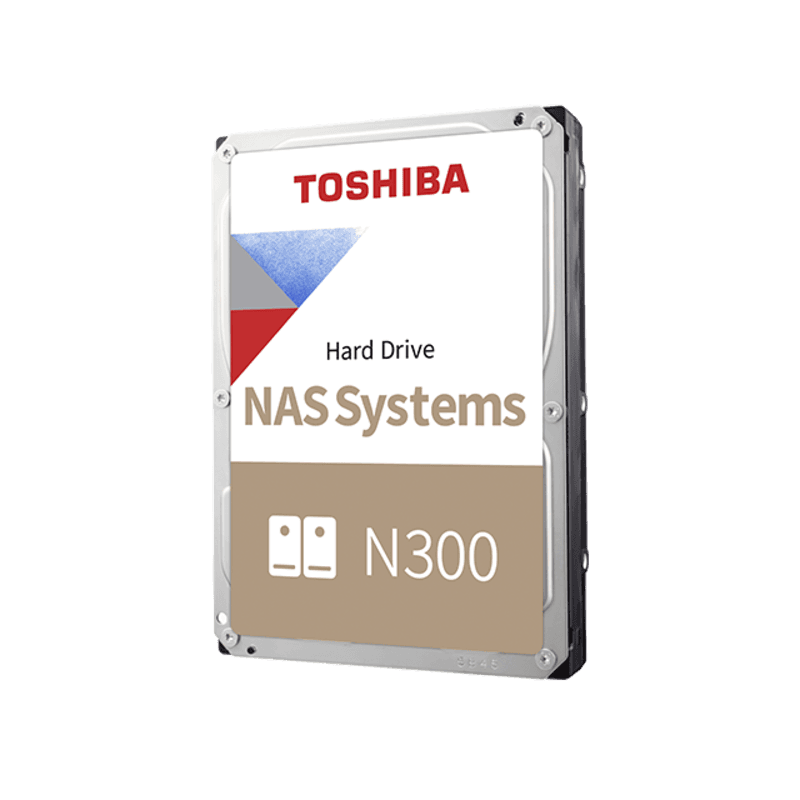 HDD NAS TOSHIBA N300 10TB CMR, 3.5, 256MB, 7200RPM, SATA, RV Sensor, TBW: 180 "HDWG11AUZSVA" — miniatură