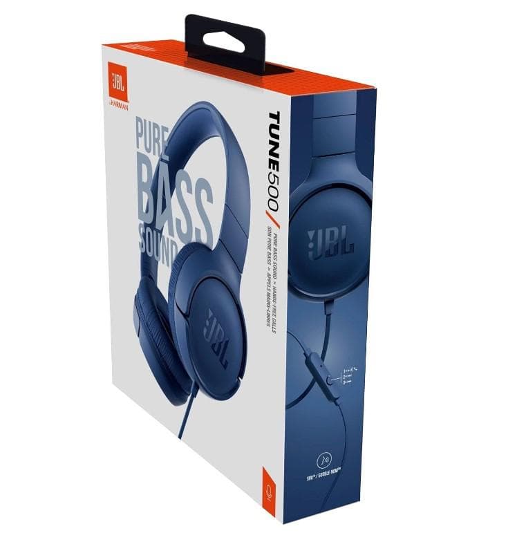 JBL Tune 500 Blue "JBLT500BLU" — miniatură