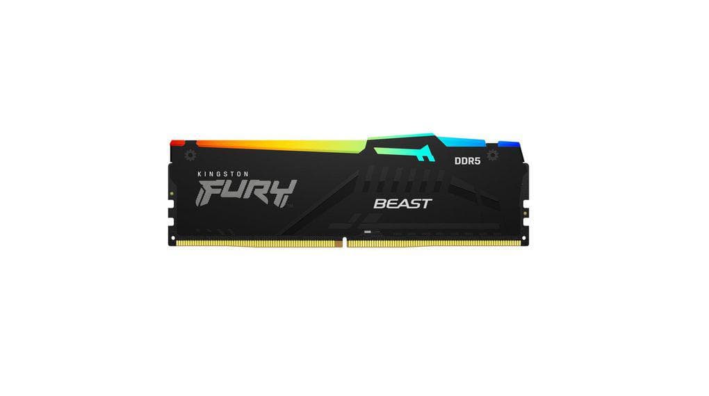 DDR Kingston - gaming 16GB 5200MT/s DDR5 CL36 DIMM FURY Beast "KF552C36BBEA-16" — miniatură