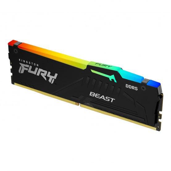 DDR Kingston - gaming 16GB 6000MT/s DDR5 CL36 DIMM FURY Beast "KF560C36BBEA-16" — miniatură