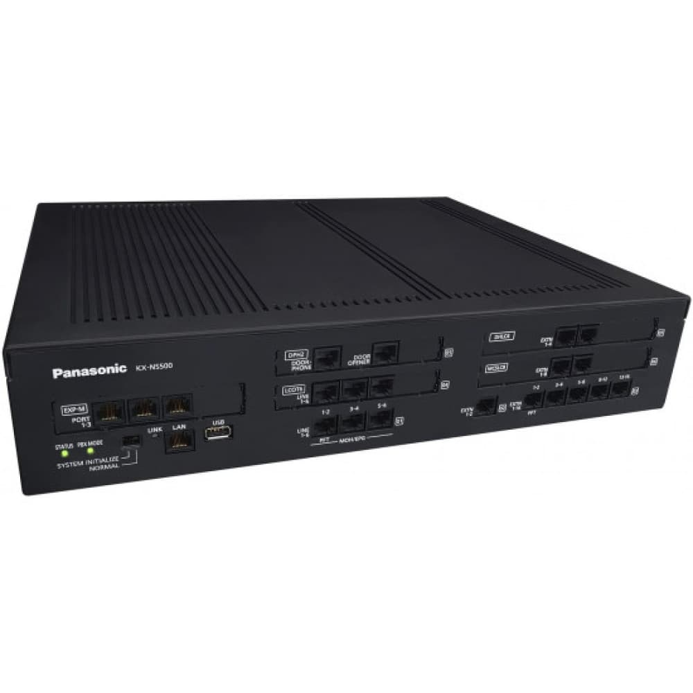 Centrala Telefonica Panasonic KX-NS500NE ( 6/2/16), Hibrid,IP "KX-NS500NE (6/2/16)"