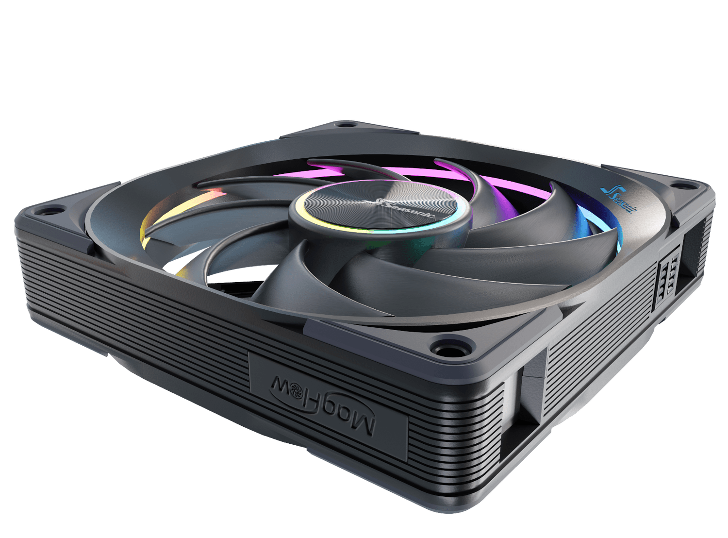 Ventilator Seasonic MagFlow 120 ARGB, kit 3 buc "MAGFLOW-3 ARGB" — miniatură