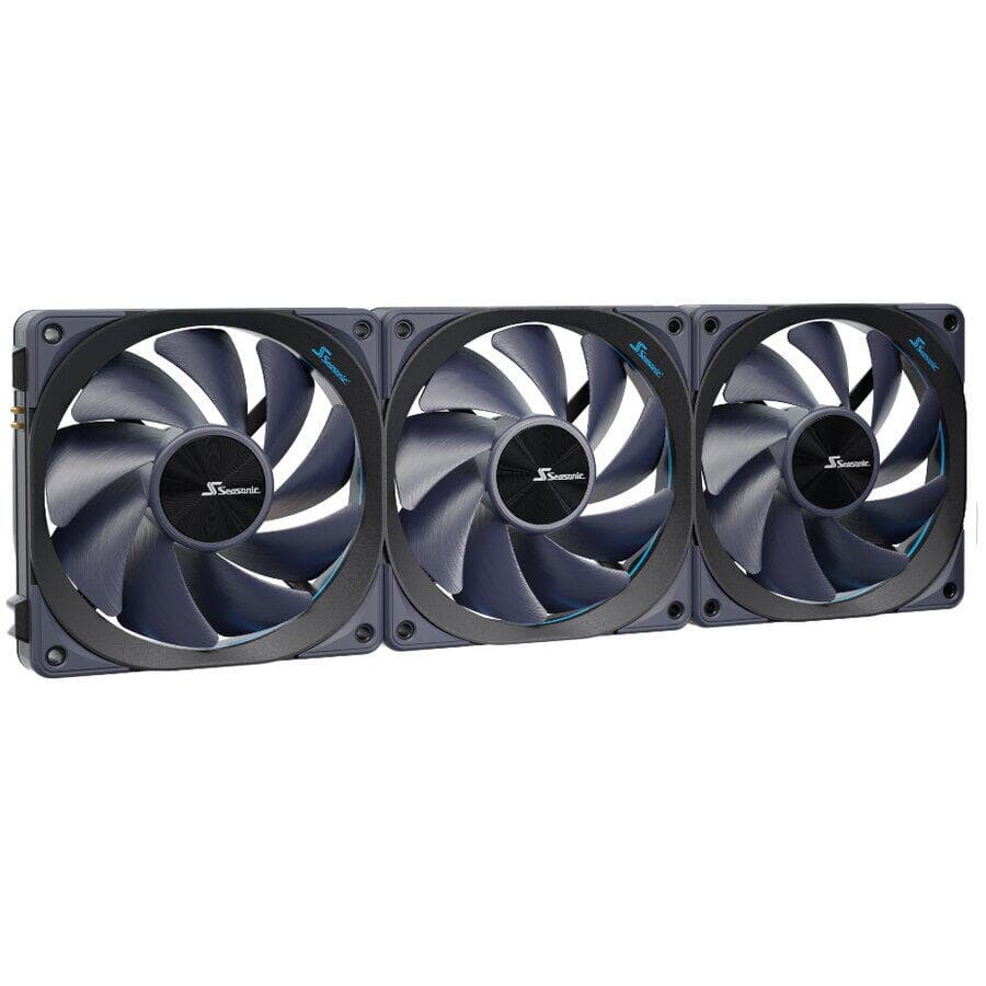 Ventilator Seasonic MagFlow 120 ARGB, kit 3 buc "MAGFLOW-3 ARGB" — miniatură