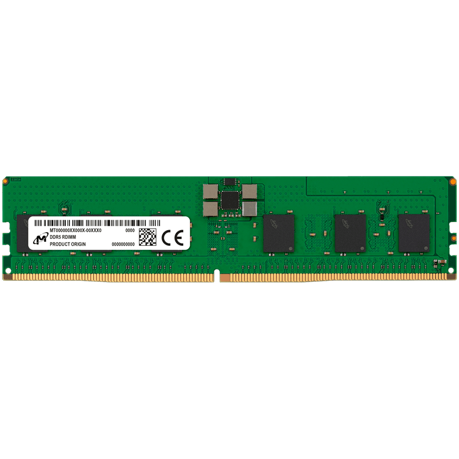 Micron DDR5 RDIMM 16GB 1Rx8 4800 CL40 (16Gbit) (Single Pack), EAN: 649528937025 "MTC10F1084S1RC48BR"