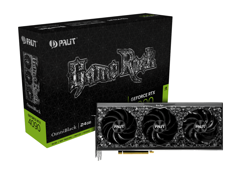 PALIT GeForce RTX 4090 GameRock OmniBlack "NED4090019SB-1020Q"