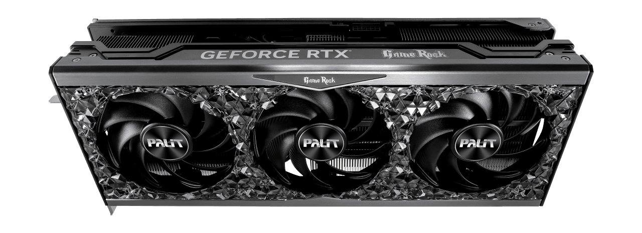 PALIT GeForce RTX 4090 GameRock OmniBlack "NED4090019SB-1020Q" — miniatură