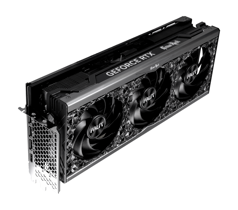 PALIT GeForce RTX 4090 GameRock OmniBlack "NED4090019SB-1020Q" — miniatură