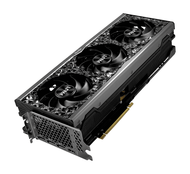 PALIT GeForce RTX 4090 GameRock OmniBlack "NED4090019SB-1020Q" — miniatură