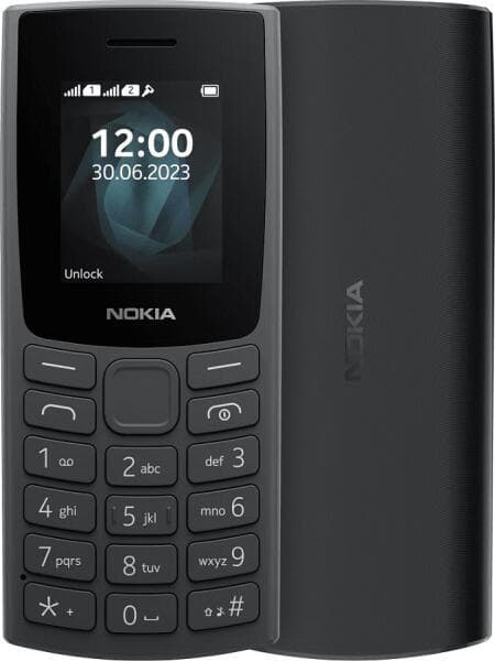 Telefon cu butoane Nokia 105 2023 2G 1.77" 32MB 32MB DS GY "NK1052023DSGY"