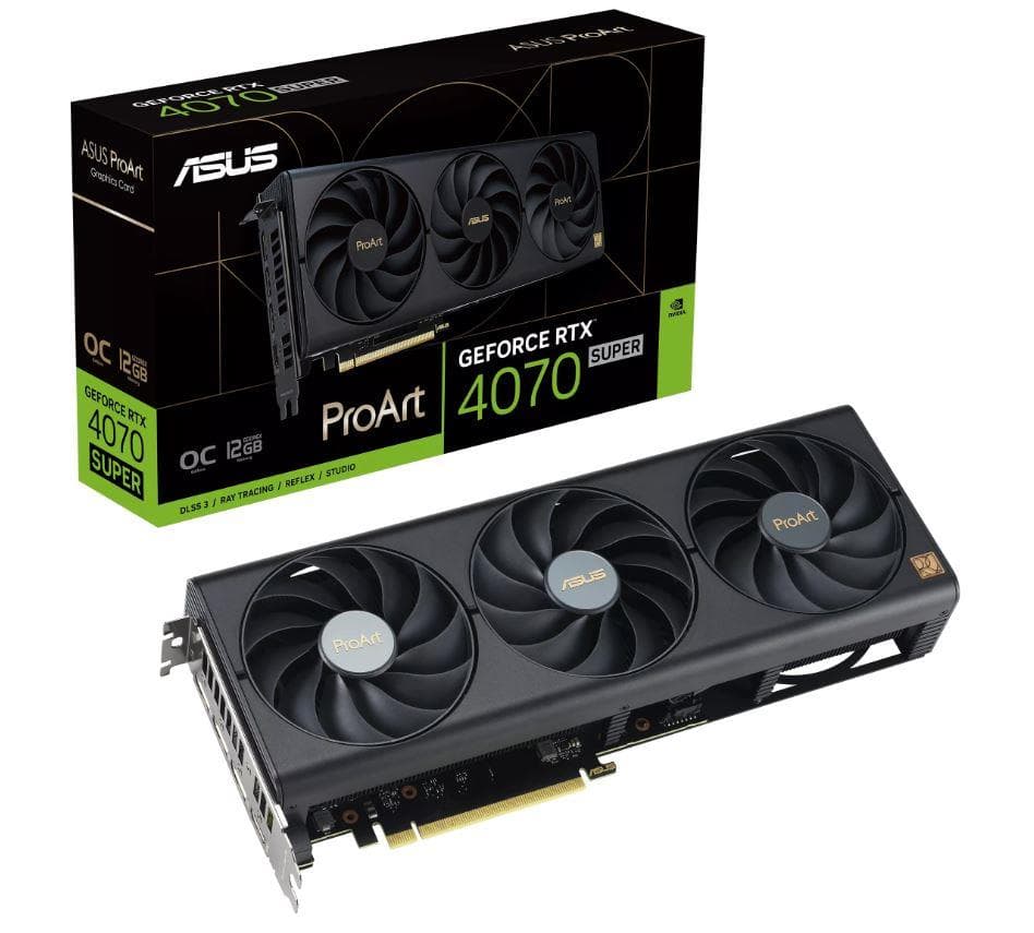 PLACI VIDEO Asus VGA PCIE16 RTX4070 SUPER 12GB "PROART-RTX4070S-O12G"