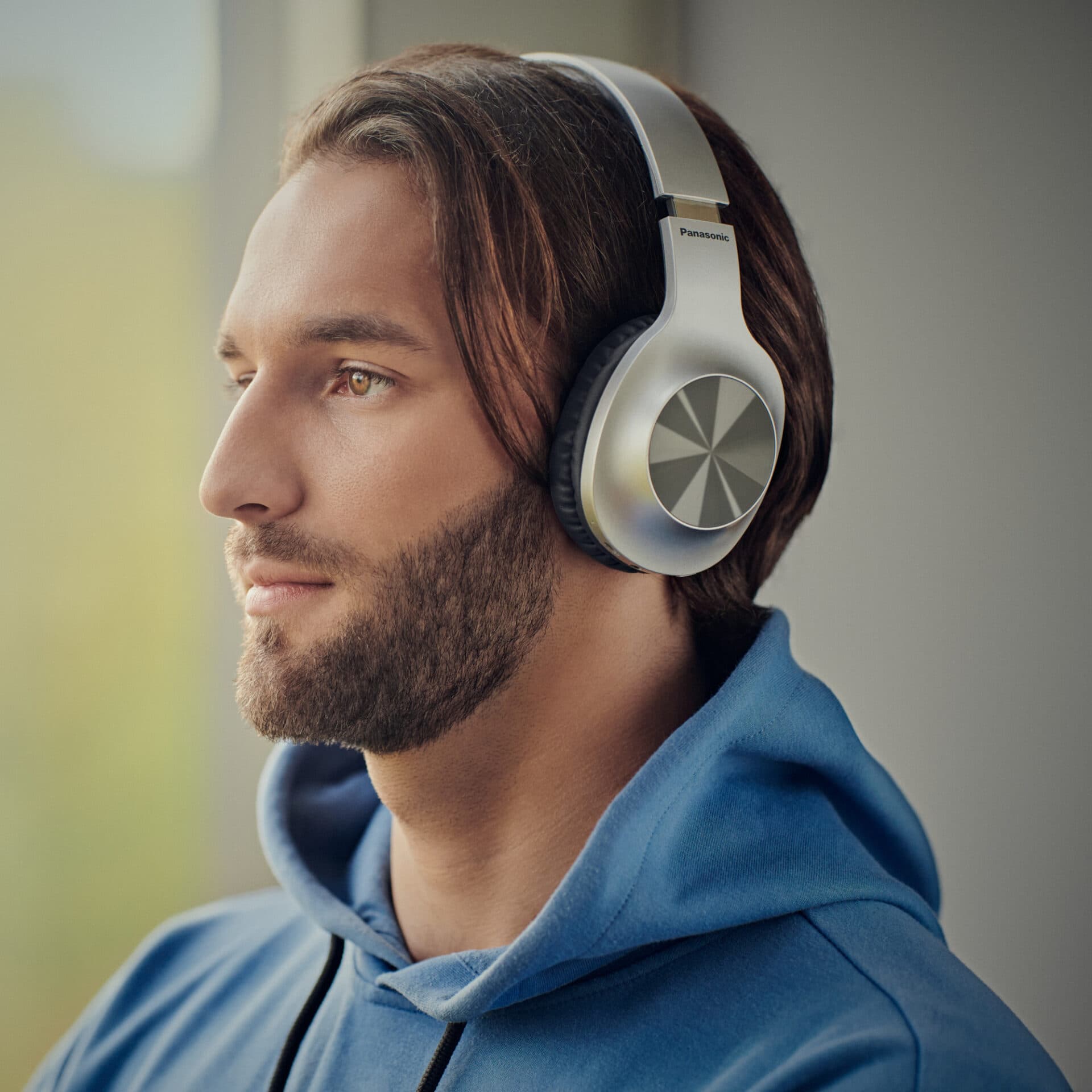 Casti, Panasonic, Over Ear Bluetooth 5.0, Autonomie 23 ore, Argintiu, RB-HX220BDES "RB-HX220BDES" — miniatură