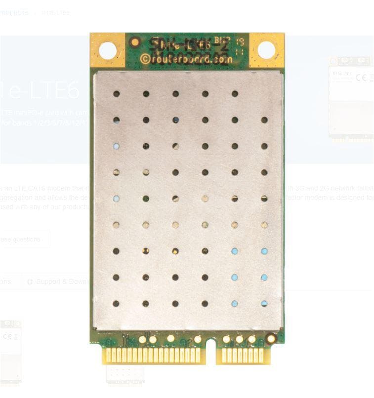 MIKROTIK R11E-LT6 KIT 300MBPS MODEM "RBLHGGR-R11E-LTE6" — miniatură