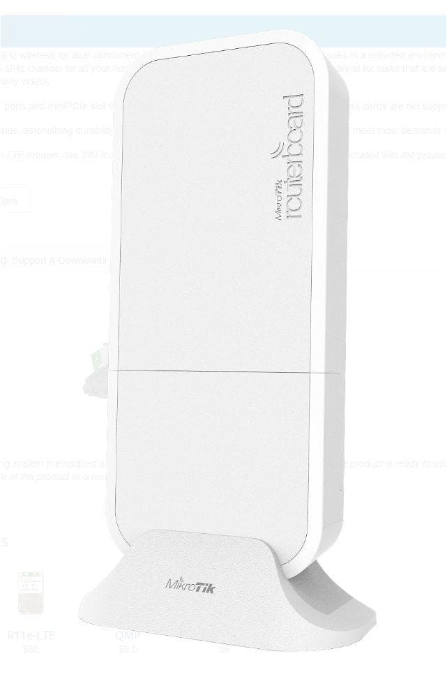 MIKROTIK DUAL-BAND POE HOME ACCESS POINT "RBWAPGR-5HACD2HND"