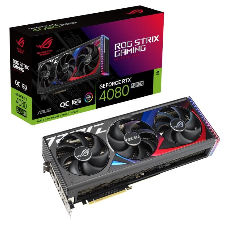 PLACI VIDEO Asus VGA PCIE16 RTX4080 SUPER 16GB "STRIX-RTX4080S-O16G-GAMIN"