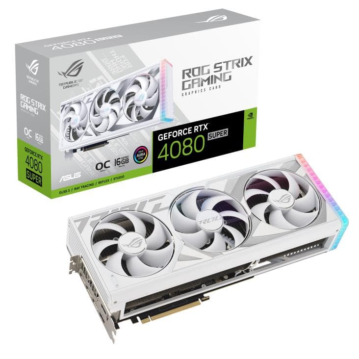 PLACI VIDEO Asus VGA PCIE16 RTX4080 SUPER 16GB "STRIX-RTX4080S-O16G-WHITE"
