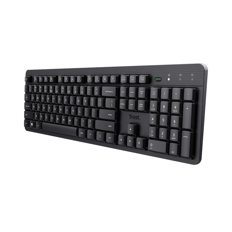 Tastatura Trust Ody II Wireless, negru "TR-25011" — miniatură