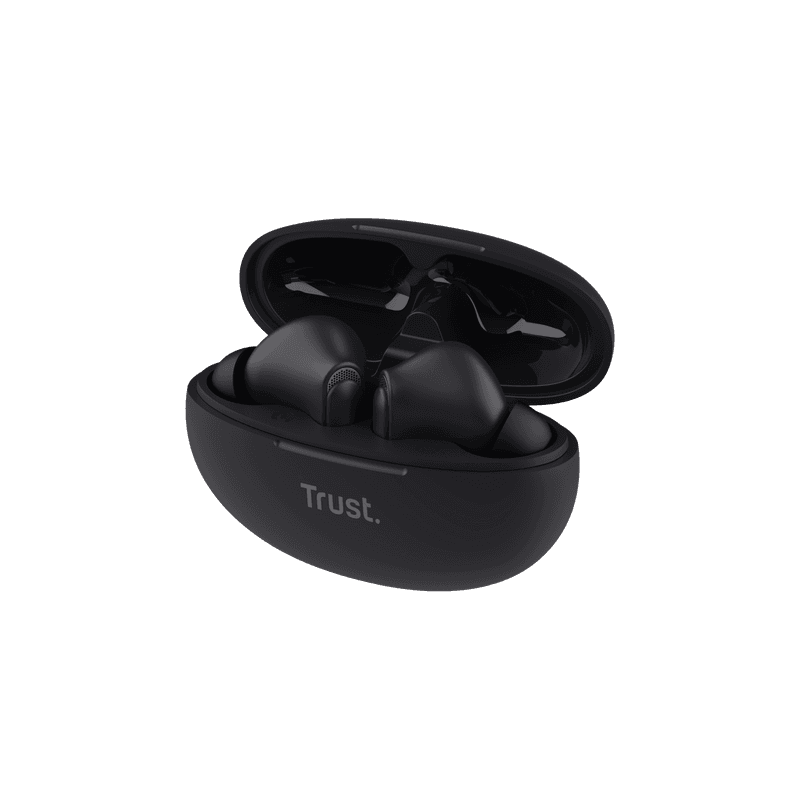 Casti Trust Yavi earbuds wireless,&nbsp;negru "TR-25296" — miniatură