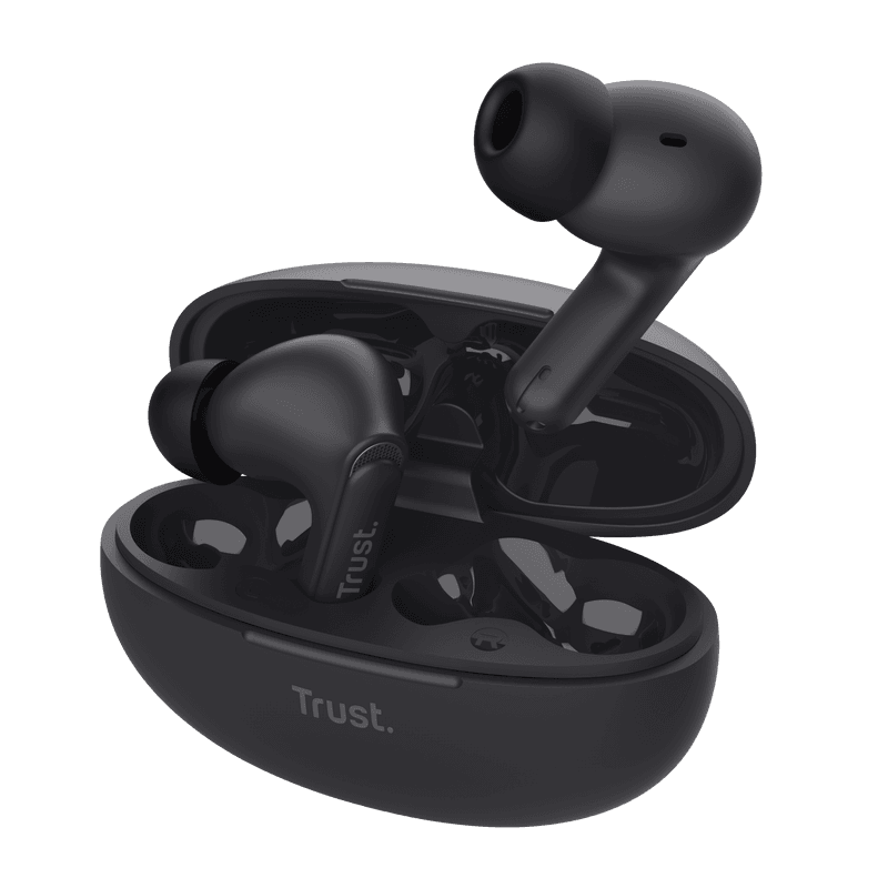 Casti Trust Yavi earbuds wireless,&nbsp;negru "TR-25296" — miniatură