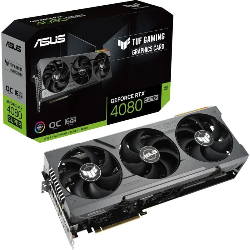 PLACI VIDEO Asus VGA AS TUF RTX 4080 SUPER 16GB GAMING "TUF-RTX4080S-O16G-GAMING"