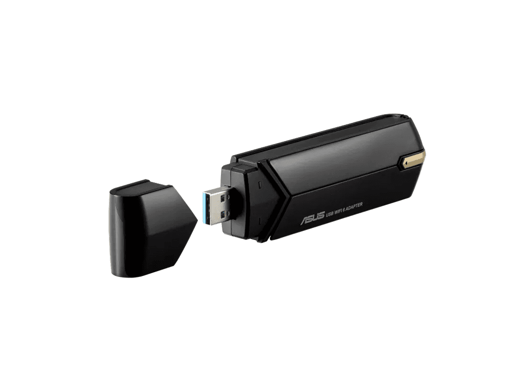 Adaptor USB 3.2 Gen 1 ASUS, AX1800, WirelessDual band 2.4GHz+5GHz "USB-AX56" — miniatură