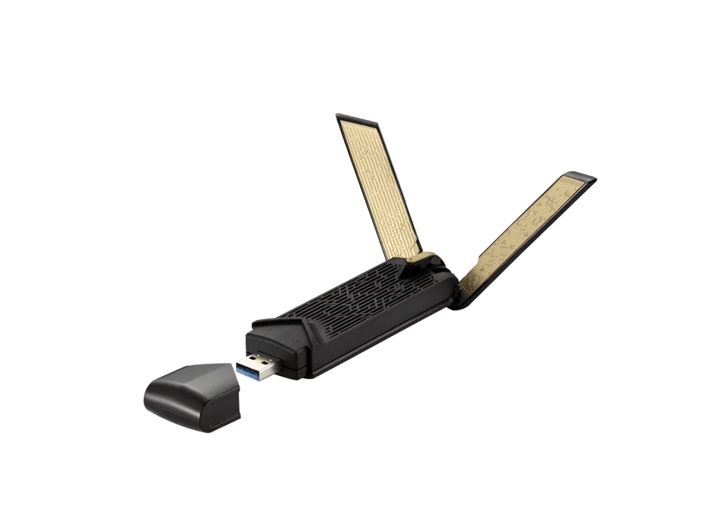 Adaptor USB 3.2 Gen 1 ASUS, AX1800, WirelessDual band 2.4GHz+5GHz "USB-AX56" — miniatură