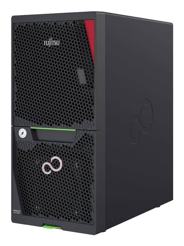 Fujitsu PRIMERGY TX1310 M5, Intel Xeon E-2356G, 1x 32GB DDR4, 2x 480GB SSD SATA, PS450W, 1Yr "VFY:T1315SX052IN" — miniatură